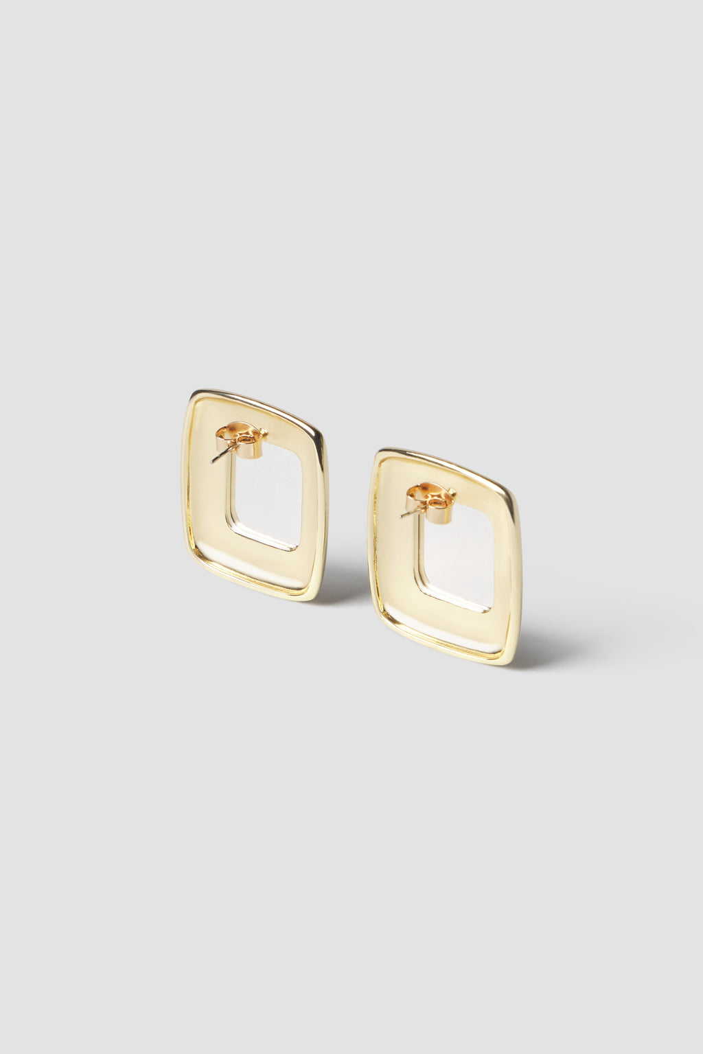 Square Stone Earrings