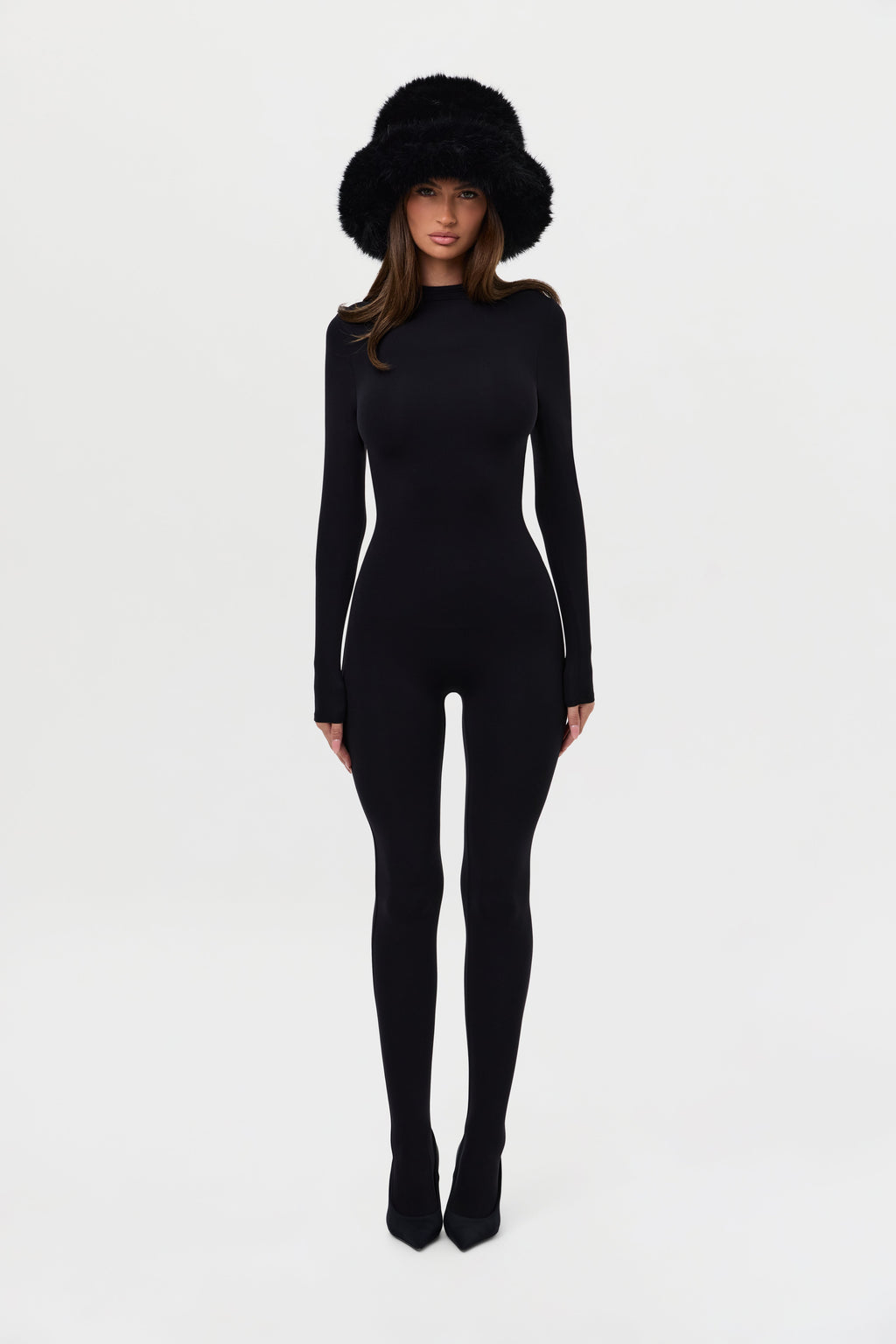 Faux Fur Oversized Bucket Hat