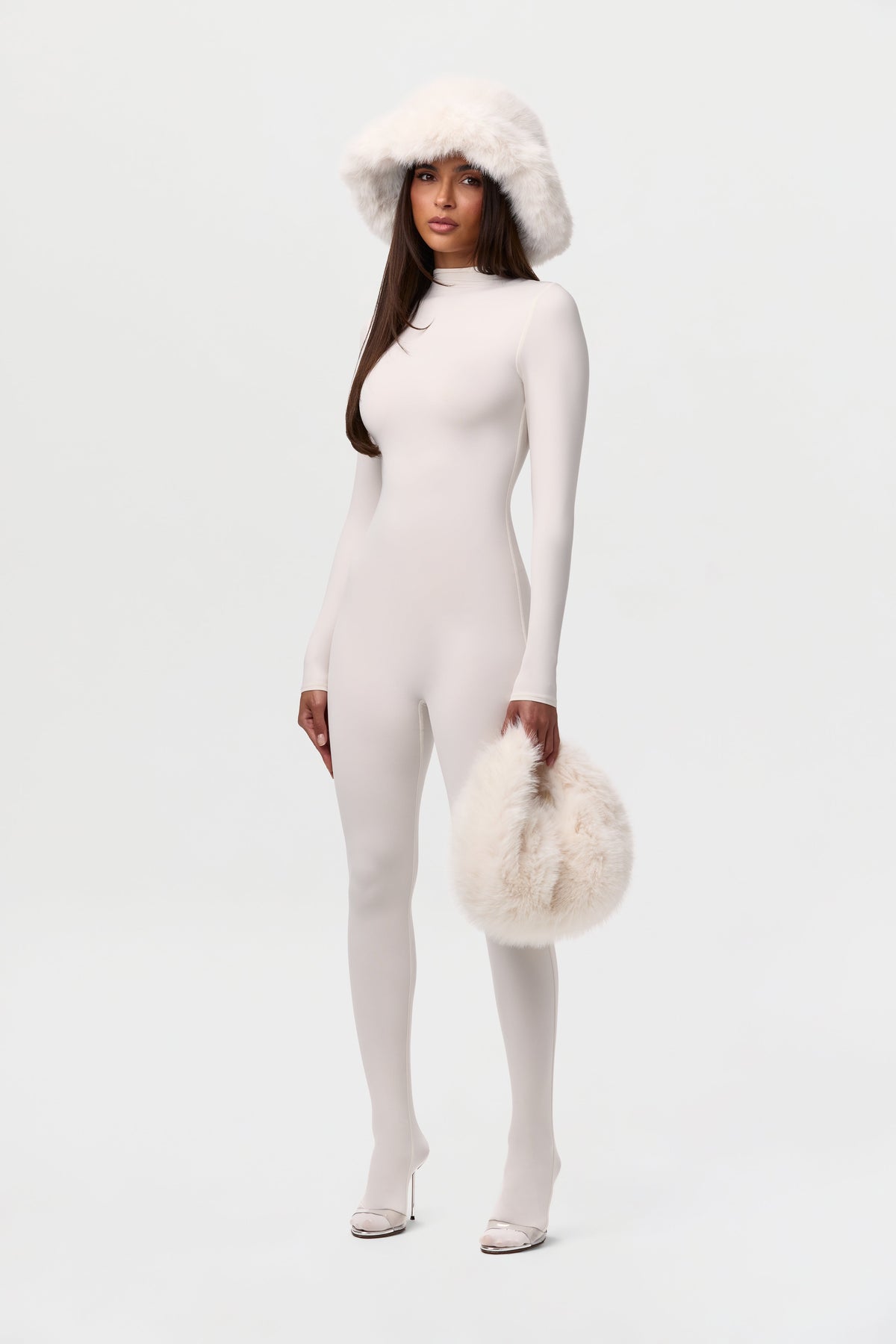 Faux Fur Oversized Bucket Hat