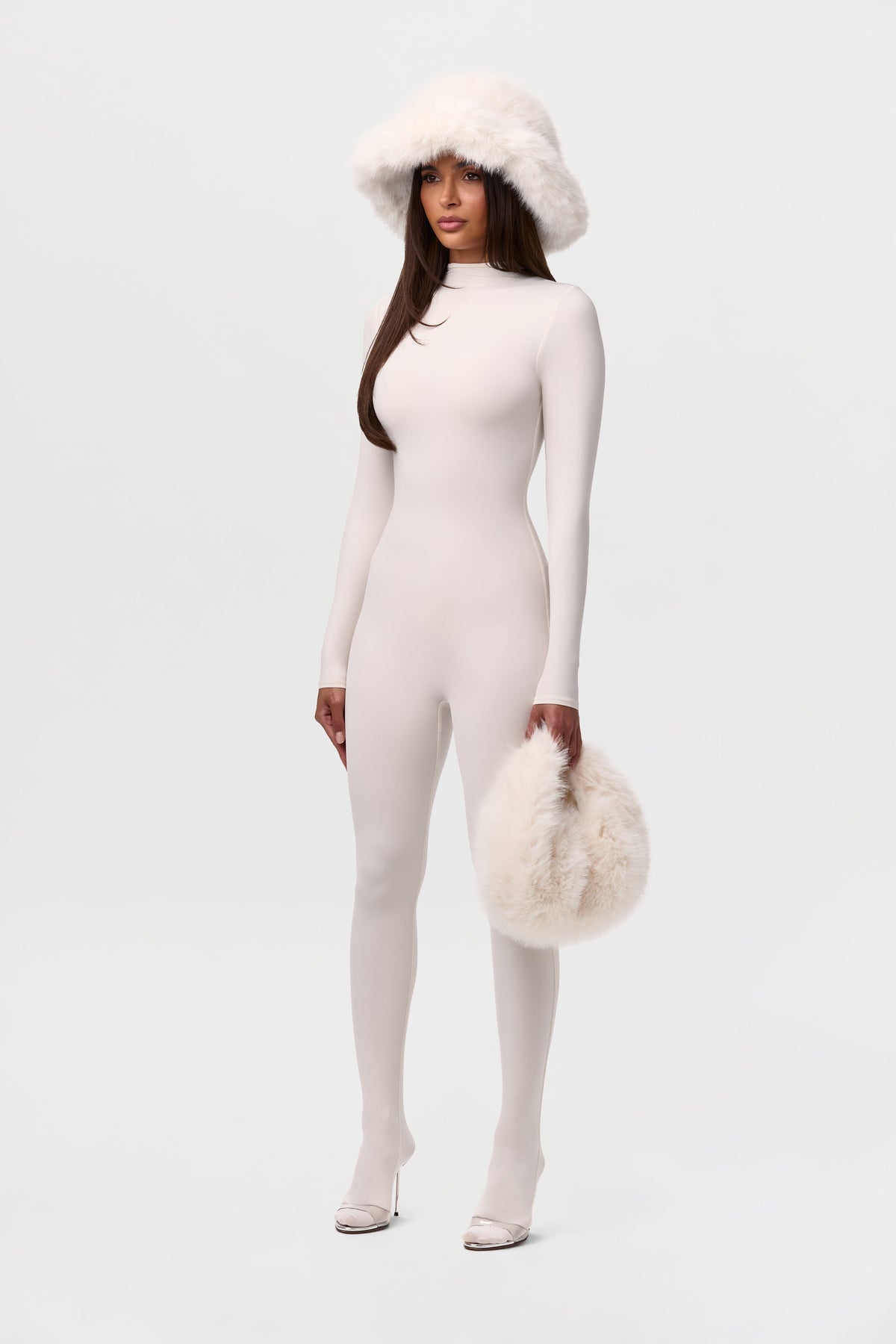 Faux Fur Oversized Bucket Hat