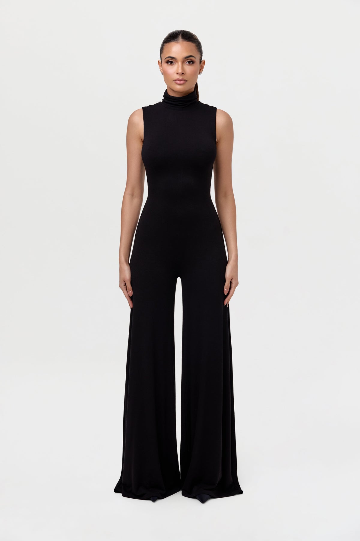 NW Turtleneck Wide-Leg Jumpsuit Petite