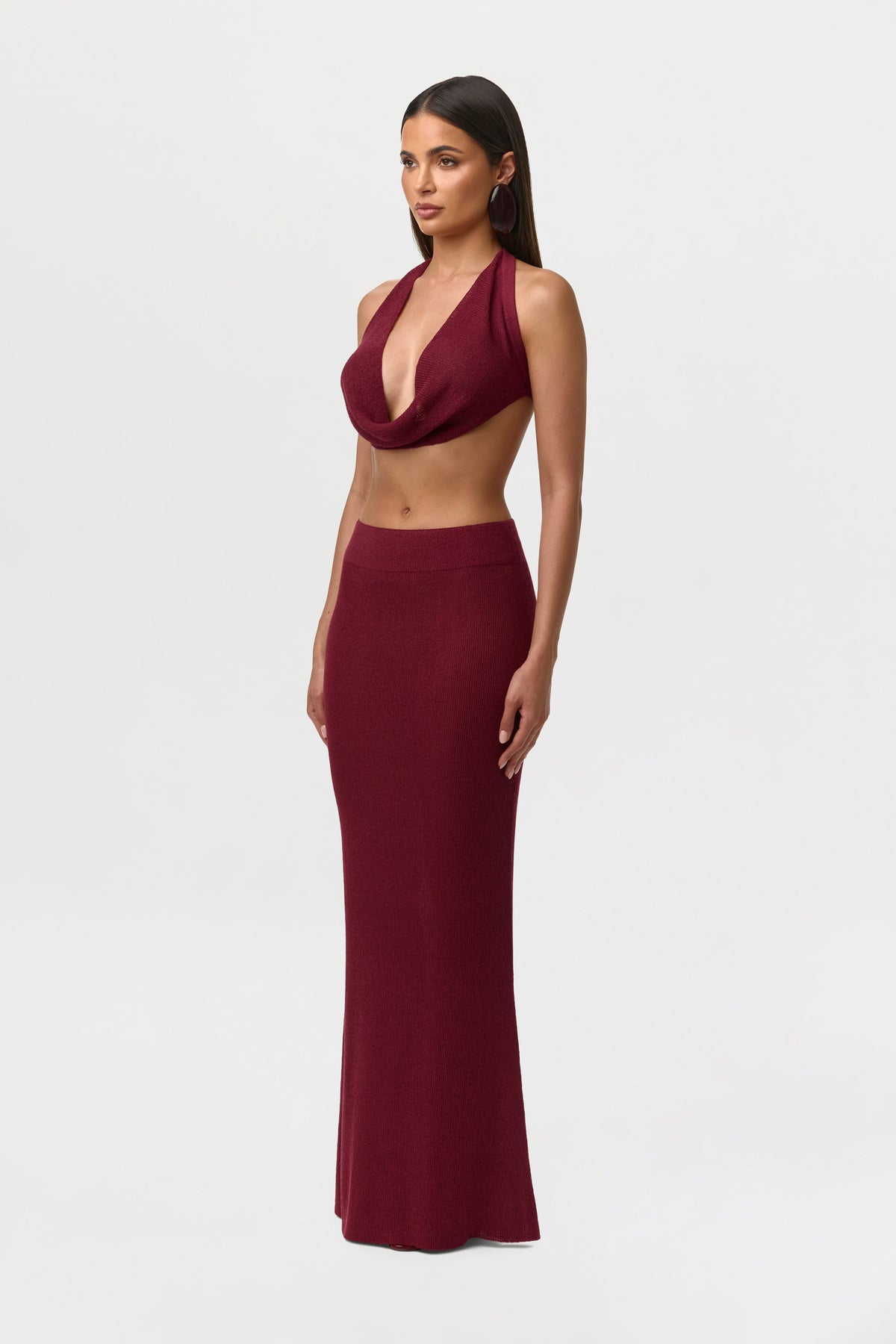 Knit Halter Crop Top
